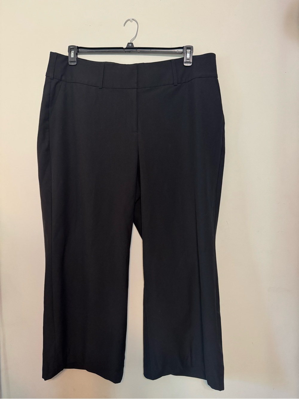 Lane Bryant Black Wide Leg Dress Pants Sz 22
